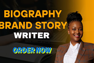 write personal narrative, biography, website bio, brand story, business pitch