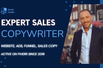do professional copywriting for your website or print ad