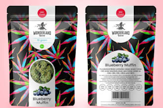 unique weed pouch packaging, pouch design mylar bag cbd label food packaging