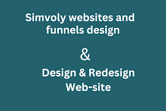 create or redesign your simvoly website for business success