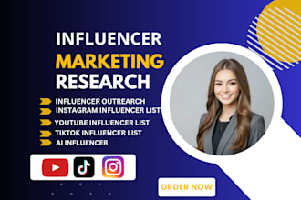 do top list of instagram, tiktok, youtube influencer for influencer marketing