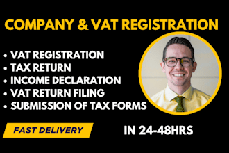 register vat setup company in germany, UK, de, fr, ie, ee, nl, poland, sweden