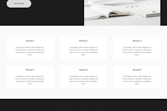create a comprehensive squarespace website for you
