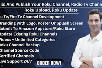 build and publish your roku channel, radio tv channel, roku upload, roku update