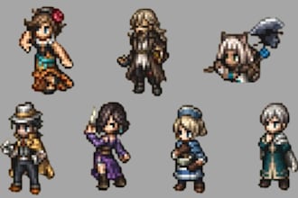 do pixel art animation pokemon character animation minecraft skin sprite sheet
