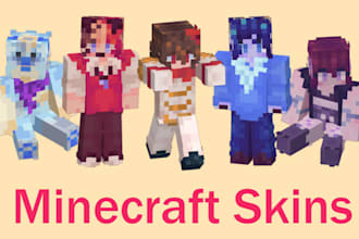 create custom minecraft skin for you