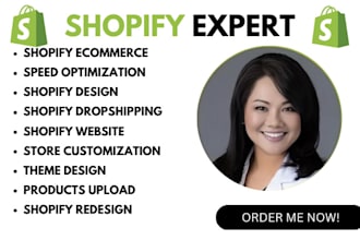 optimize your shopify ecommerce dropshipping store design and redesign