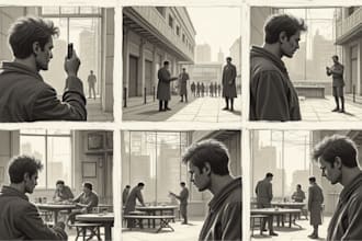 draw storyboard animation for film, games, advertising and commercial purpose