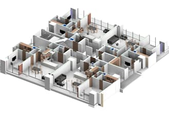 create your 3d model in revit with a bim approach for architectural projects
