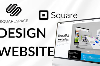 build business square website design or square online store squarespace redesign