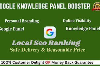 create verified and approved google panel, knowledgepanel for you in any purpose