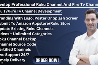develop professional roku channel and fire tv channel