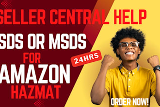 fix amazon hazmat issues create sds msds safety data sheet amazon seller ghs