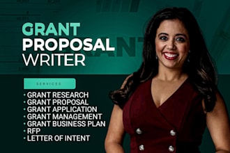 do grant proposal, research, grant application for nonprofits, small businesses