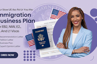 write uscis immigration business plan, cover letter, publish article for eb2 niw