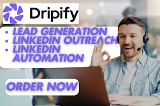 use dripify and sales navigator for linkedin outreach and b2b lead generation
