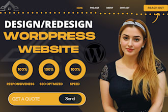 create wordpress website design with wordpess elememtor pro, coaching website