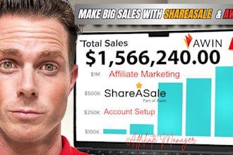 set up and optimize your affiliate program on shareasale and awin