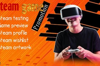 professionally promote or publish your game on steam