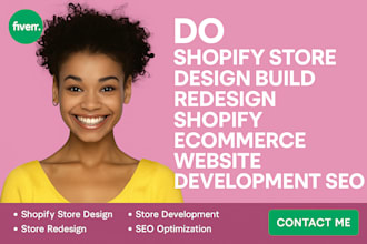 redesign manage update shopify ecommerce store customize fix shopify wix website
