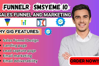 build systeme io, sales funnel, landing page, click funnel, or funnelr