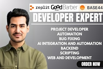 deploy replit ai base44 app debug API automation integration python goodbarber