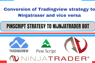 code pinescript tradingview strategy, ninjatrader bot