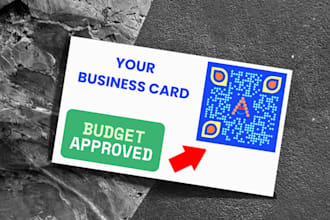 create a simplified custom qr code with centered logo