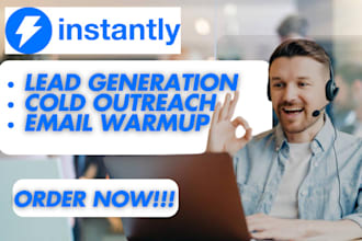 setup instantly and manage instantly ai email campaign to warm up email domains