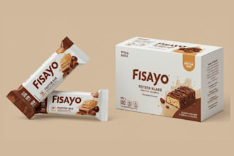design food packaging design protein bar design