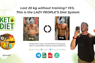 create a simple and effective keto or if diet plan for your goals
