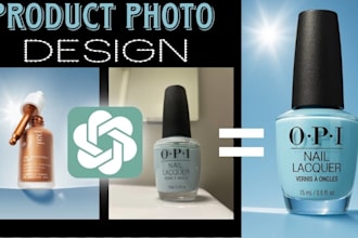 create stunning ai generated creative product, background removal retouching