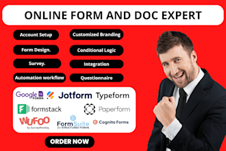 create google form typeform jotform formstack paperform formsuite congnito form