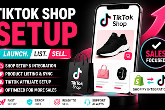 setup tiktok shop, tiktok affiliate, product listing and shop integration