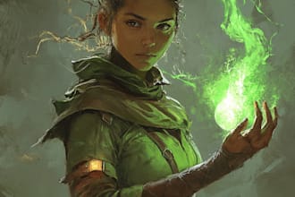 a dnd character art and dnd character art