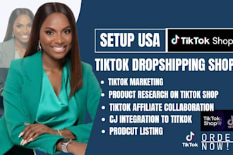 setup USA tiktok shop, cj dropshipping, product research, fix suspended product