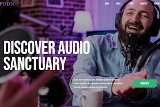 build your attractive modern podcast website
