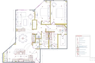 create hvac plan electrical plan, mep, plumbing and sewerage autocad floor plans