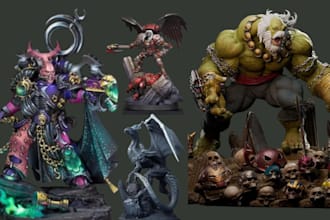 3d print and paint warhammer 40k  painting sigmar dnd miniatures figures aos us