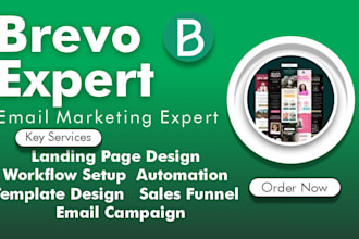 set up brevo email campaign, sendinblue email automation brevo newsletter design