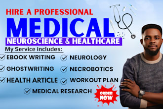 write medical ebook, mental health and fitness lead magnet wellness ebook writer