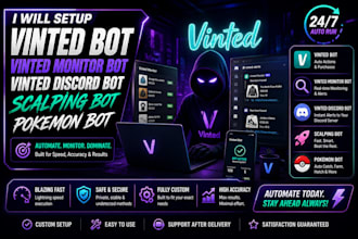 setup vinted bot vinted monitor bot vinted discord bot scalping bot pokemon bot