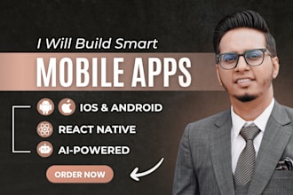 develop custom mobile app and ai app development with react native