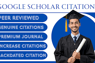write and publish google scholar articles to increase citations and research