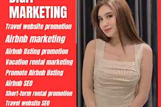 do effective travel website promotion, airbnb listing, airbnb marketing