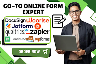 integrate docusign pandadoc jotform qualtrics woorise zapier wpform contact form