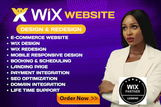 build wix website, redesign wix website, wix studio website