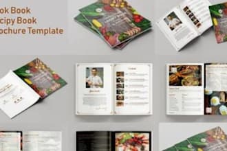 create a visually stunning and professionally designed cookbook