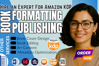 do amazon KDP book formatting, amazon KDP paperback book formatting,book editing