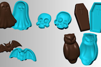 make 3d chocolate mold injection mold silicon mold placstic chocolate mold